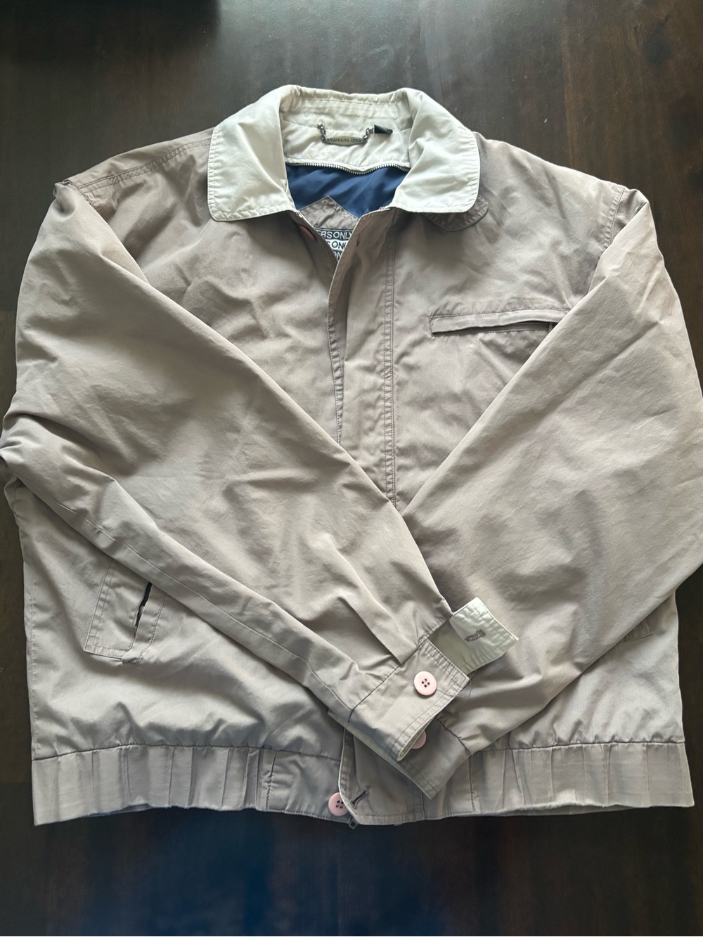 Members only Classic Men's Light Tan Jacket